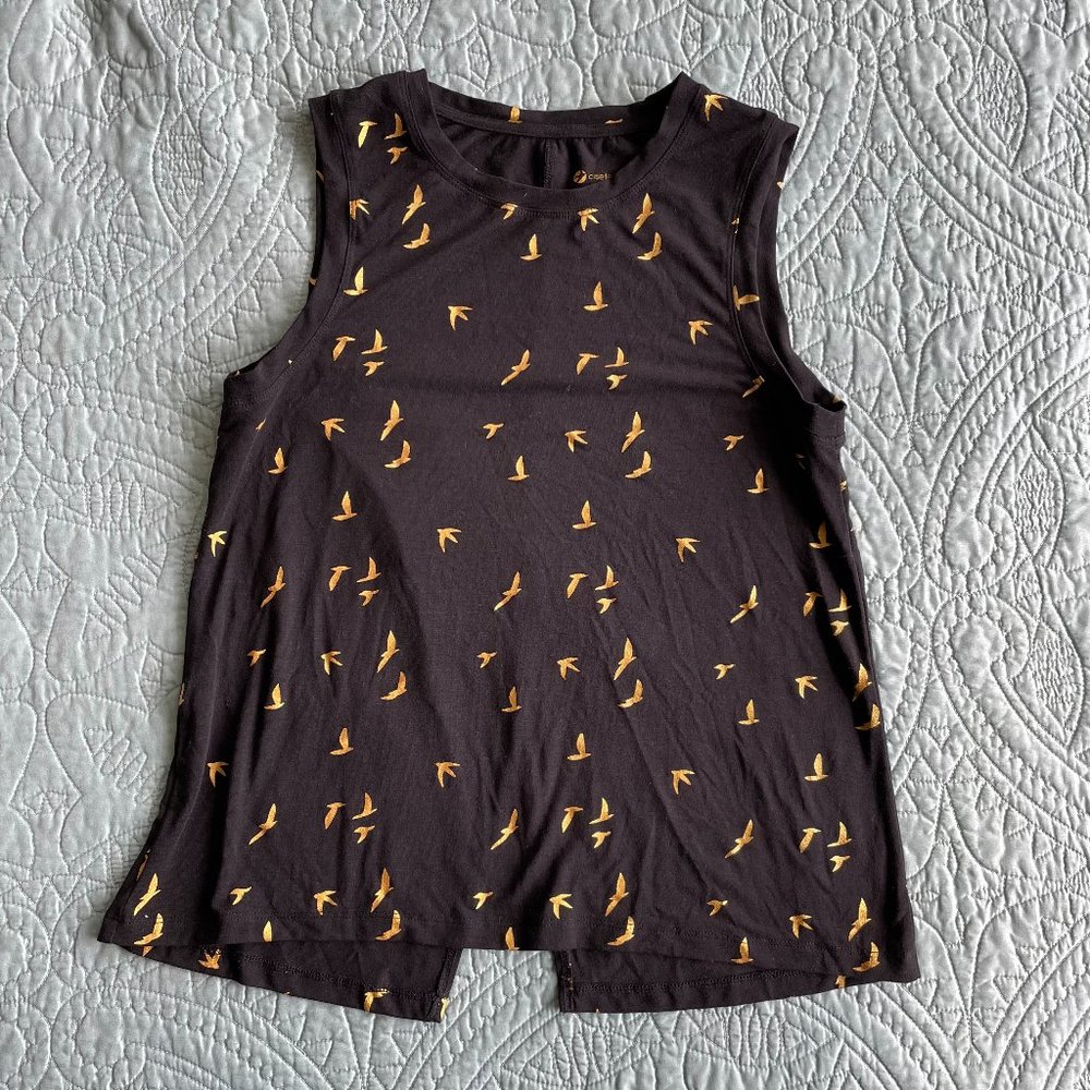 Oiselle Flying Birds Muscle Tank, size M